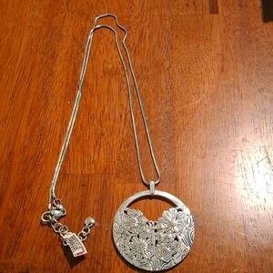 Enchanted Garden reversable charm with necklace